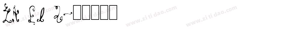 LA El 2字体转换